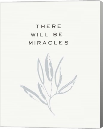 Framed Serene Sentiment IV-Miracles Print