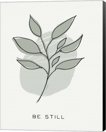 Framed Zen Vibes III-Be Still Print