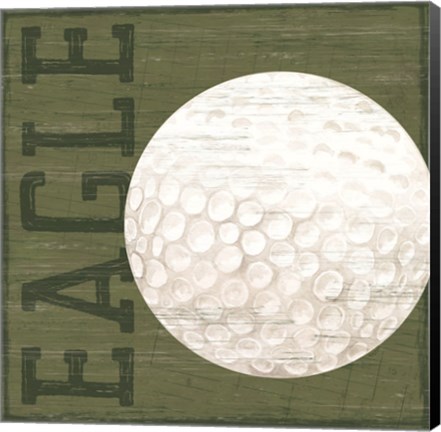 Framed Golf Days X-Eagle Print