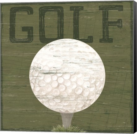 Framed Golf Days XI-Golf Print