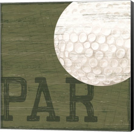 Framed Golf Days XII-Par Print
