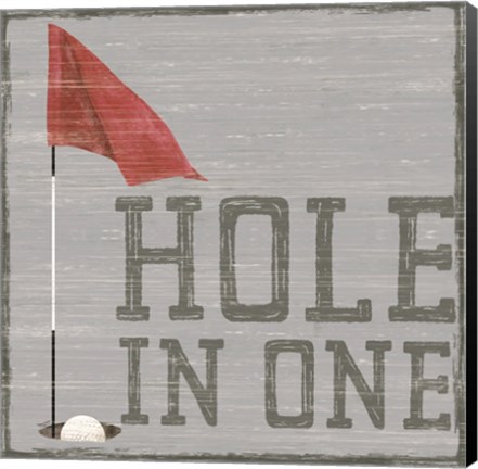 Framed Golf Days neutral IX-Hole in One Print