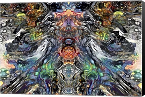 Framed At the Bottom of the Cenote Print