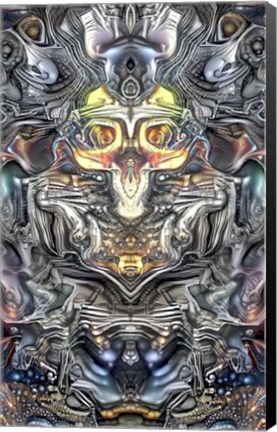 Framed Chromocranial Urn Print