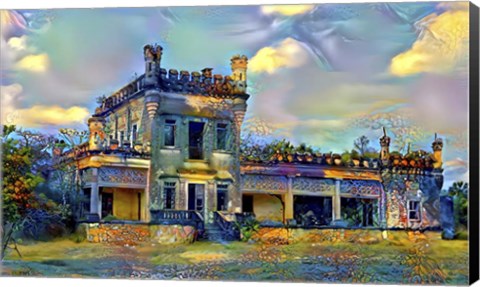 Framed El Mante Tamaulipas Mexico Castle of Nueva Apolonia Print