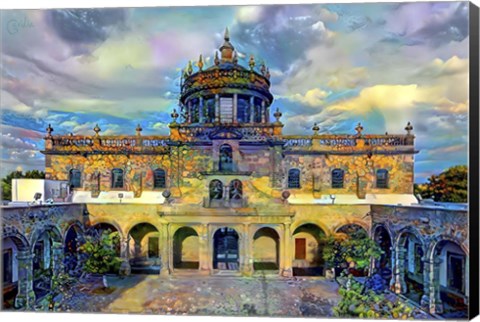 Framed Guadalajara Jalisco Mexico Hospicio Cabanas Print