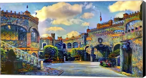 Framed Guanajuato Mexico Castillo de Santa Cecilia interior Print