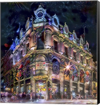 Framed Mexico City Estanquillo Museum Print