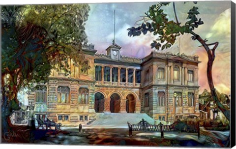 Framed Mexico City Museum of Geology Print