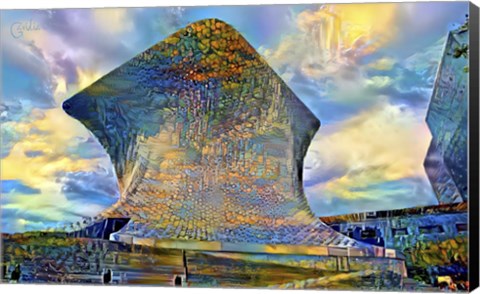 Framed Mexico City Soumaya Museum Print