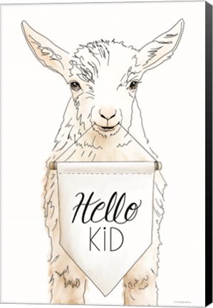 Framed Hello Kids Print