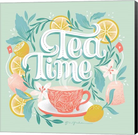 Framed Tea Time V Print