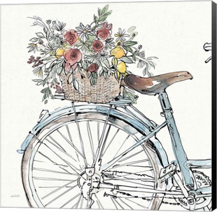 Framed Farmhouse Flea Market Bike II Print