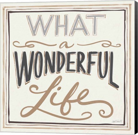 Framed Wonderful Life I Bold Print