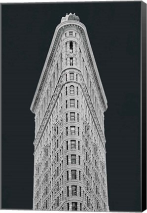 Framed Flatiron Building on Black Print