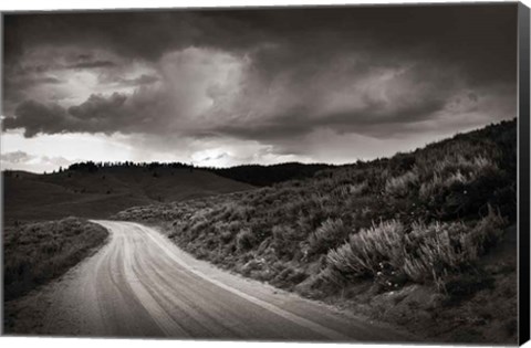 Framed Stanley Basin Road Print