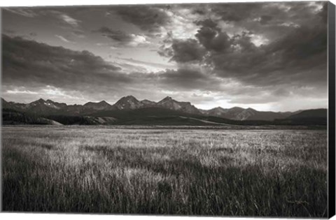 Framed Stanley Basin Sawtooth Mountains Idaho Print