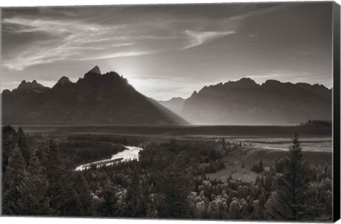 Framed Snake River Overlook Grant Teton National Park Print