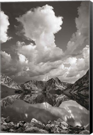 Framed Sawtooth Lake Reflection II Print