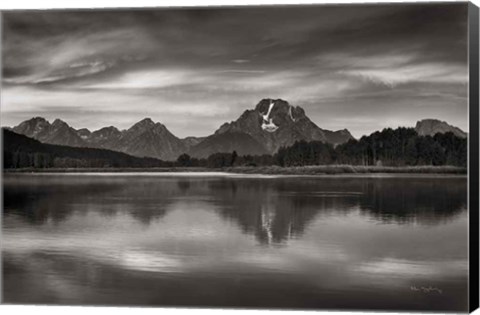 Framed Oxbow Bend Sunrise Print