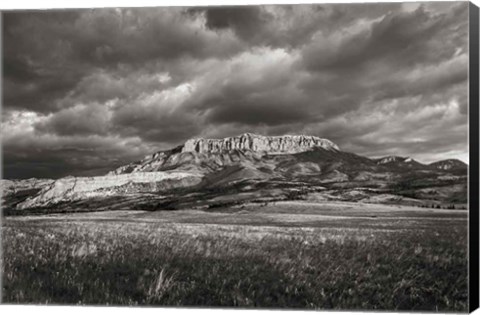 Framed Castle Reef Mountain Print