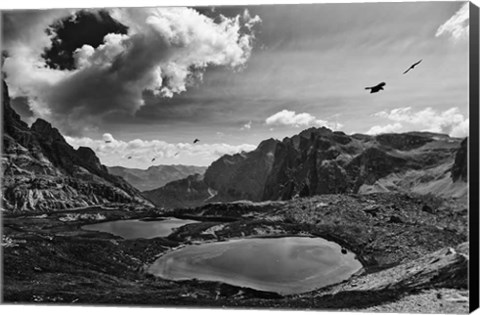 Framed Dolomiti III Print