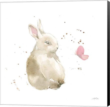 Framed Dreaming Bunny II Print