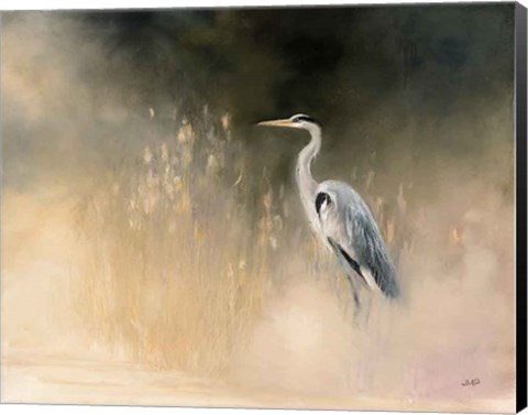 Framed Peaceful Egret Print