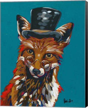 Framed Spy Animals IV-Sly Fox Print