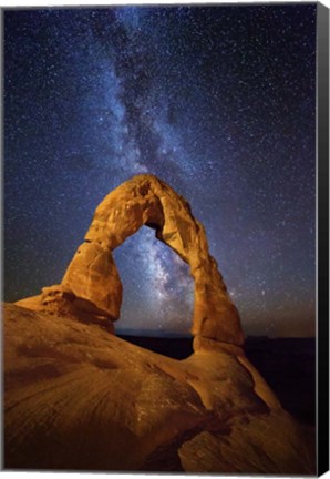 Framed Delicate Arch Milky Way Print
