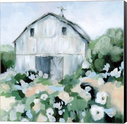 Framed Summer Barn II Print