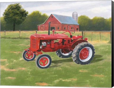 Framed Vintage Tractor Print