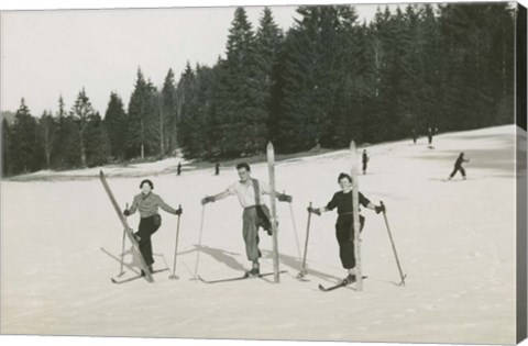 Framed Ski Day Print