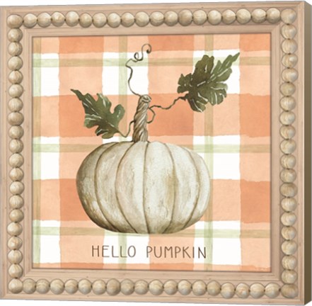 Framed Hello Pumpkin Print
