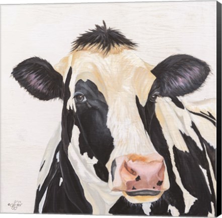 Framed Holstein Cow Print