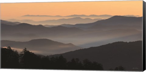 Framed Clingman&#39;s at Daybreak Print