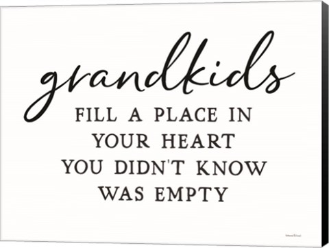 Framed Grandkids Print