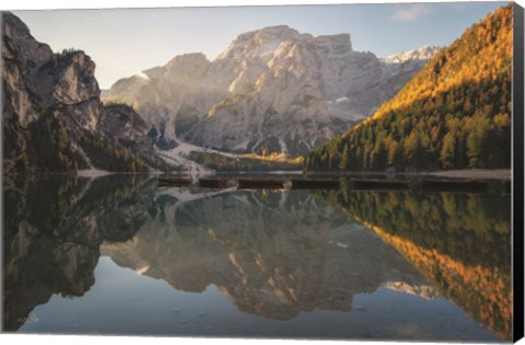 Framed Mountain Reflections Print