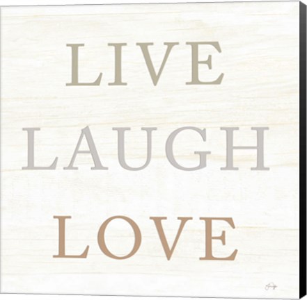 Framed Live, Laugh, Love Print