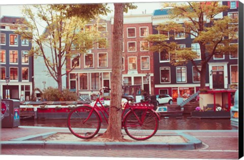 Framed Amsterdam Bikes No. 2 Print