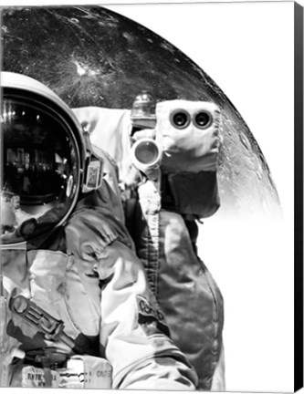 Framed Modern Astronaut No. 1 Print