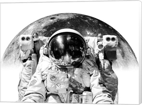 Framed Modern Astronaut No. 2 Print