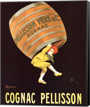 Framed Cognac Pellison Print