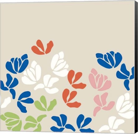 Framed Fleurs de Matisse III Print