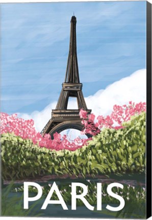 Framed Take Me to Paris II Print