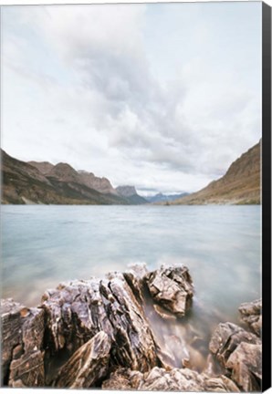 Framed Glacier Lake Print