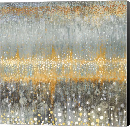 Framed Rain Abstract I Autumn Print