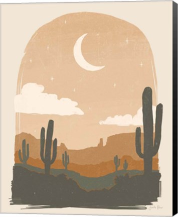 Framed Warm Desert II Print