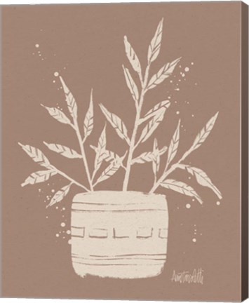 Framed Dreamy Boho Botanical Sketches IX Print