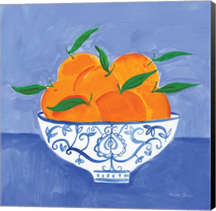 Framed Orange Still Life Print